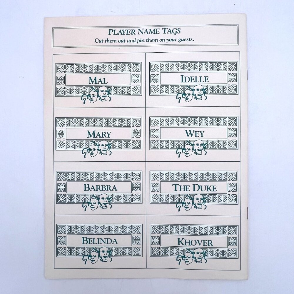 How To Host A Murder Game "The Last Train From Paris" Mystery Party Game Vintage - Picture 8 of 14